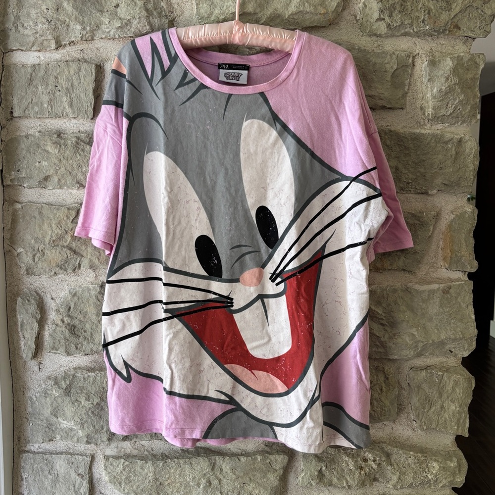 Zara Graphic Short Sleeve Tees Casual Collection